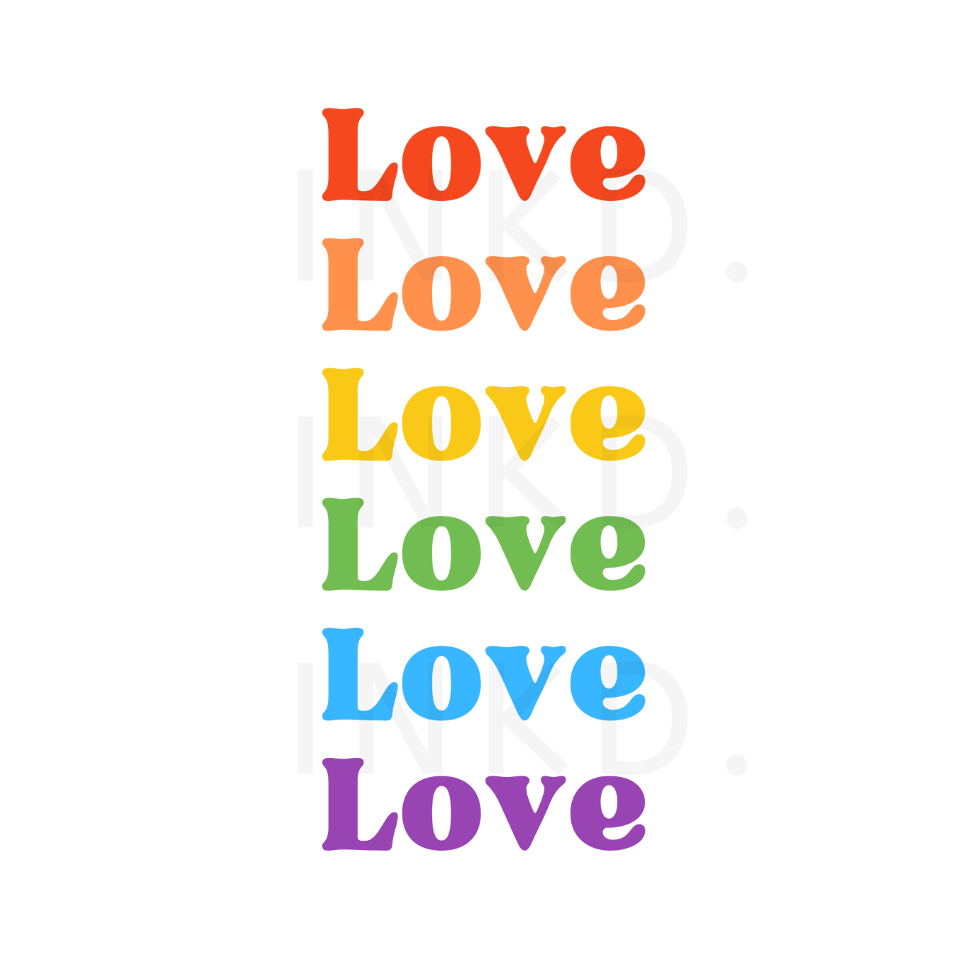 Pride Colours Love | Shirt snd Sweatshirt
