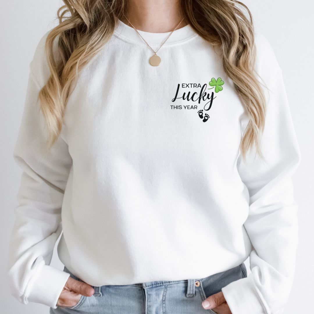 "lucky mom to be and lucky baby apparel"